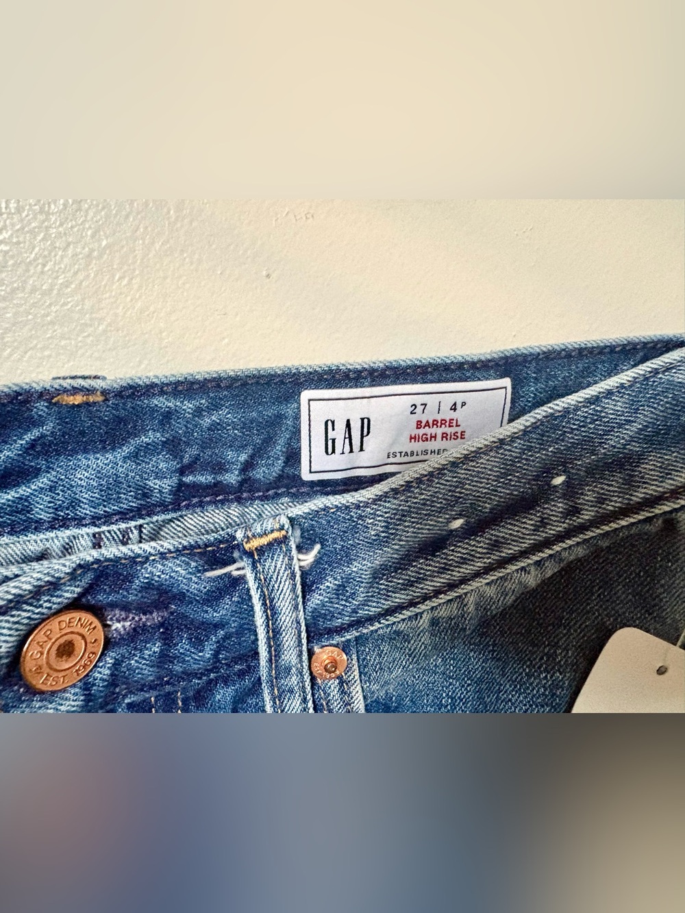 High Rise Barrel Jeans - Picture 2 of 4